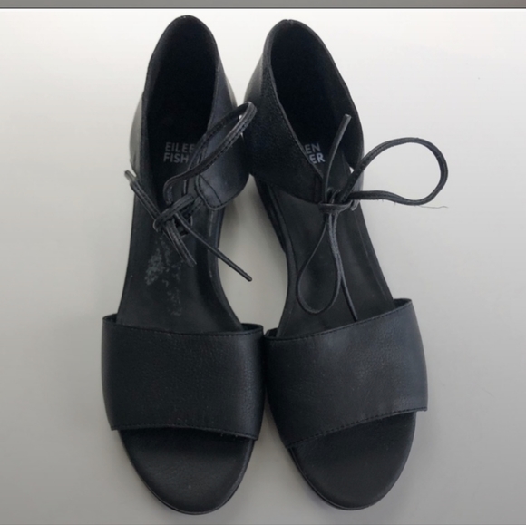 Eileen Fisher | Anne Tie Sandals - Picture 2 of 6